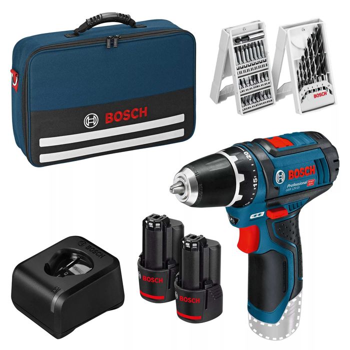 Акумулаторен винтоверт BOSCH GSR 12V-15 Professional комплект