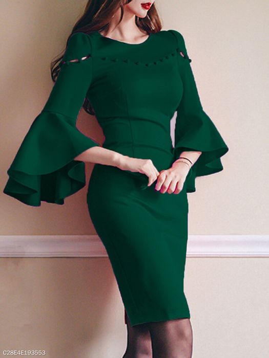 Rochie verde mărimea M