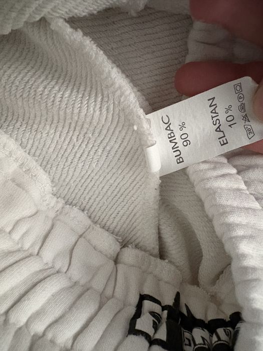 Pantaloni young rich white