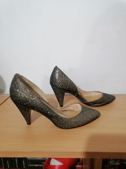 Pantofi de ocazie, aurii, mărimea 39