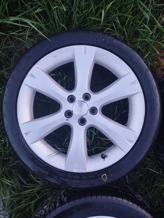 Jante 17 5x100, roti continental 215/45/17 Subaru Legacy