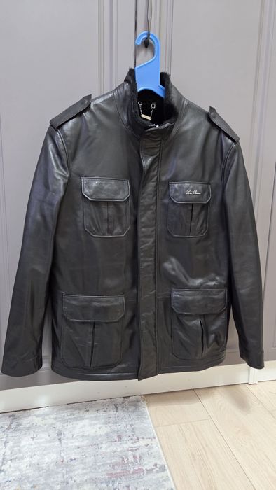 Кожанная куртка зима