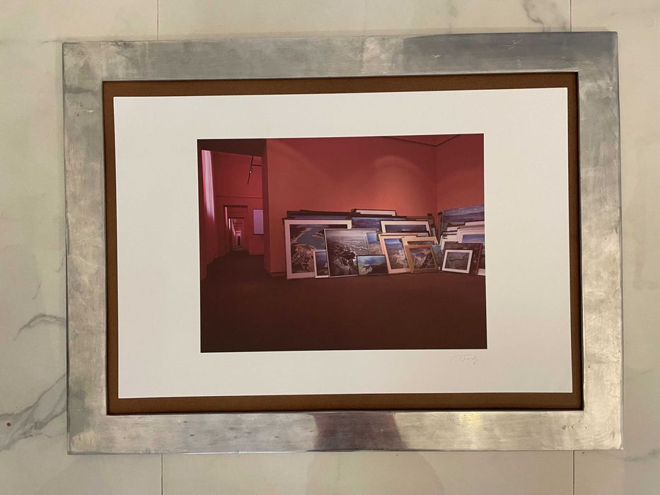 tablou Egbert Trogemann. fotografie oficiala semnata Documenta 12