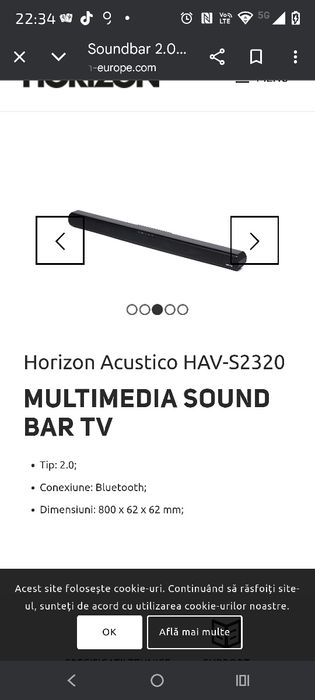 Soundbar Horizon hav  S2320