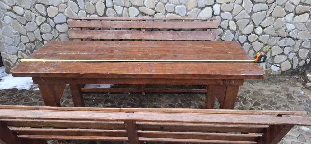 Masa de gradina+2 canapele