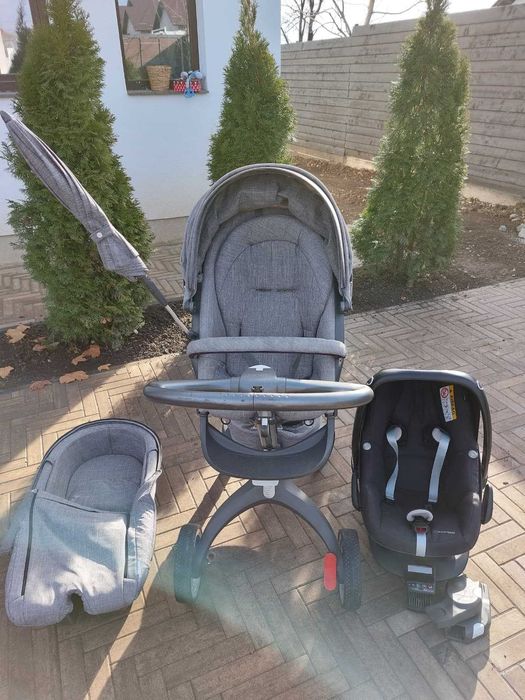 Carucior Stokke Xplory V3 4in1 (cu suport ISOFIX)