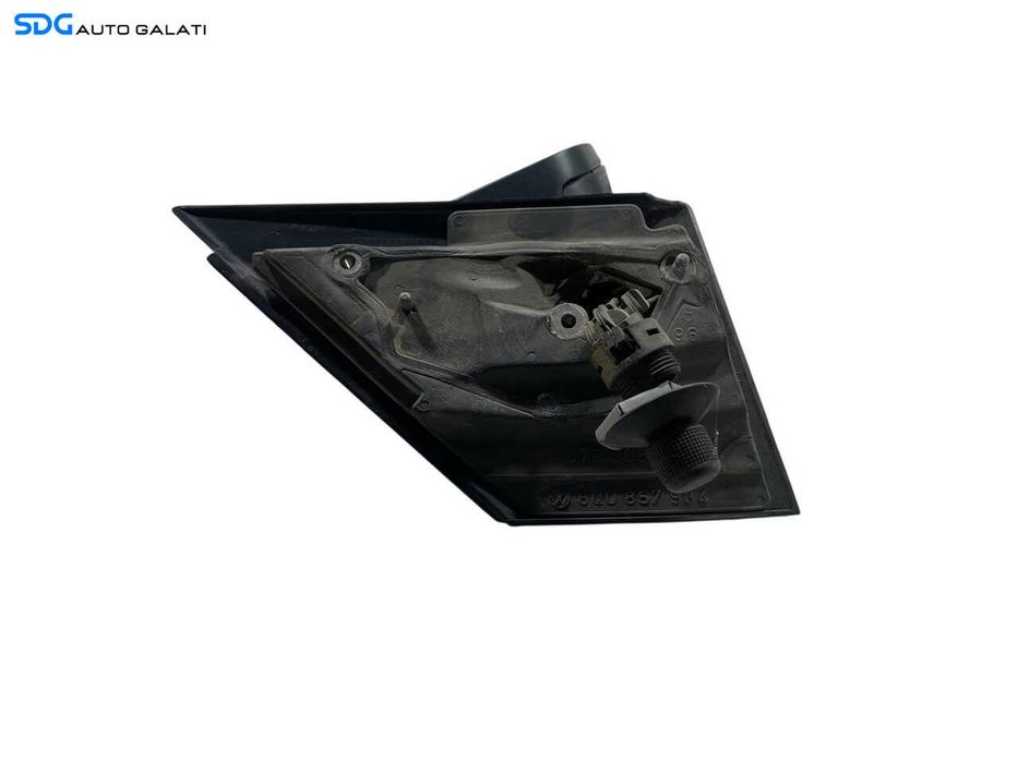 Oglinda Dreapta Manuala Volkswagen Polo 9N 2002 - 2009 Cod 600857934 Culoare neagra [L6459]