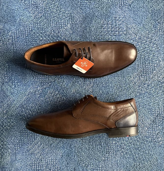 LLOYD Shoes ОРИГИНАЛНИ мъжки обувки/ естествена кожа - 42,5/27,5см