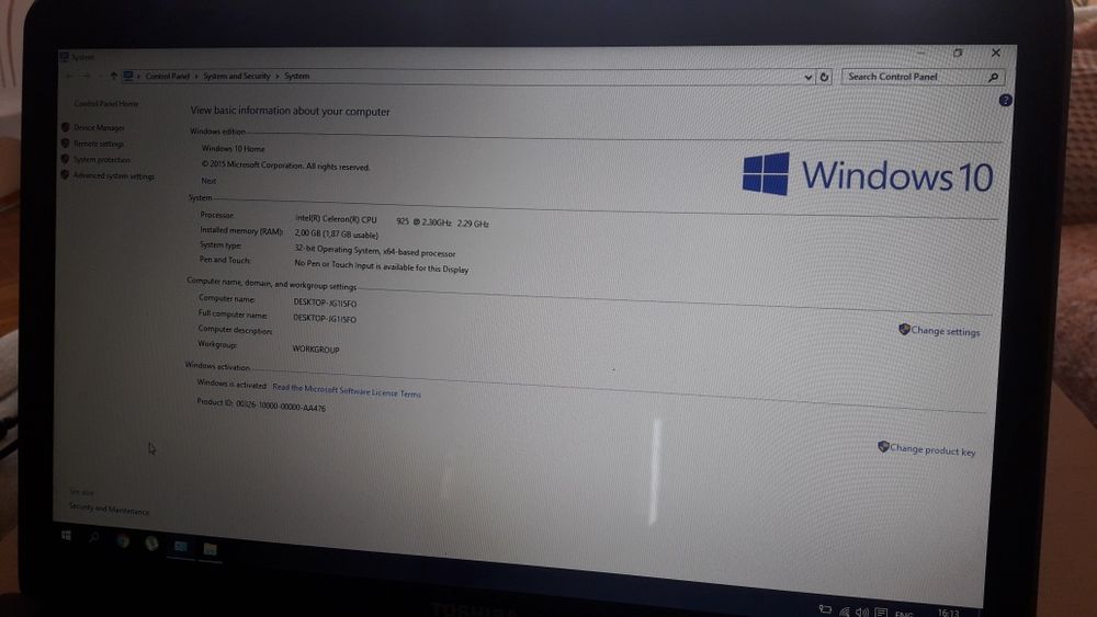 Лаптоп Toshiba Satellite C655-S5123; 15.6 Inch
