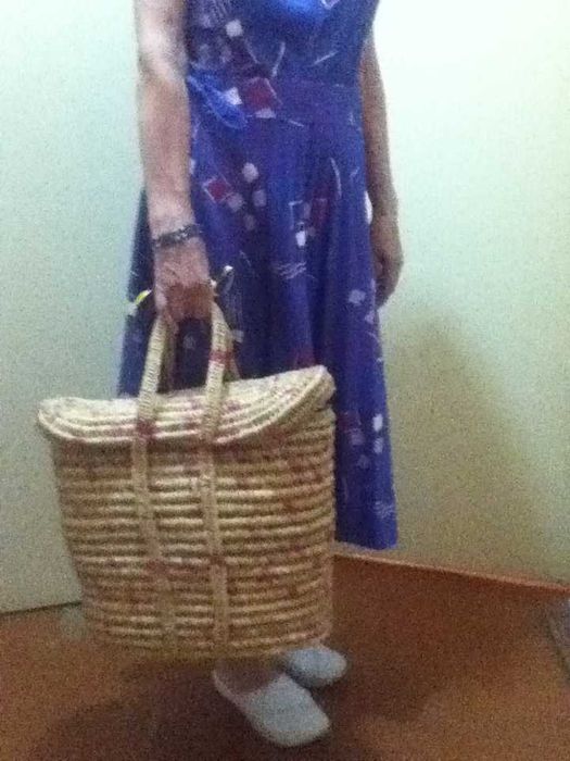 Подарочная корзина  из натуральных пальмовых ветвей (Алжир)Новая  Фото