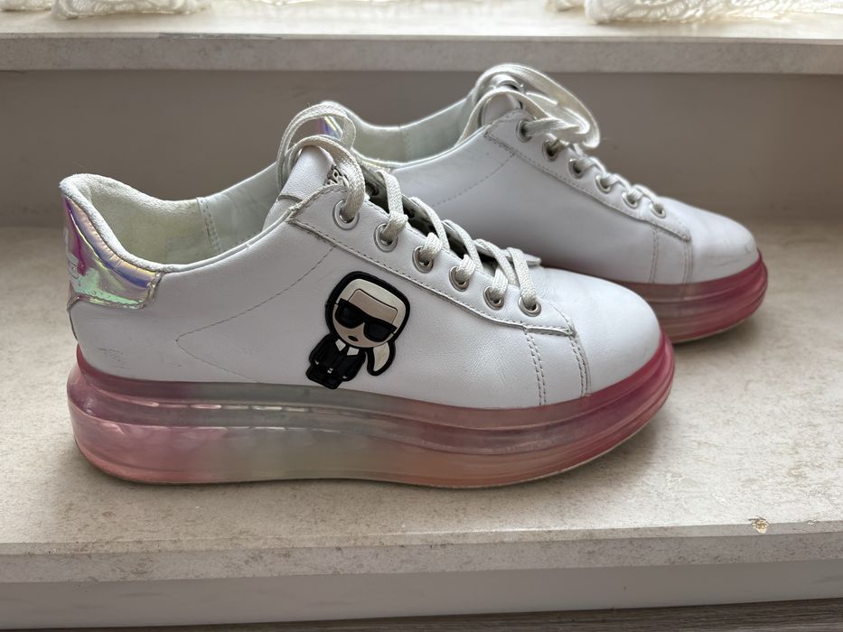 Сникърси Guess 37номер и кецове Karl Lagerfeld 35 номер