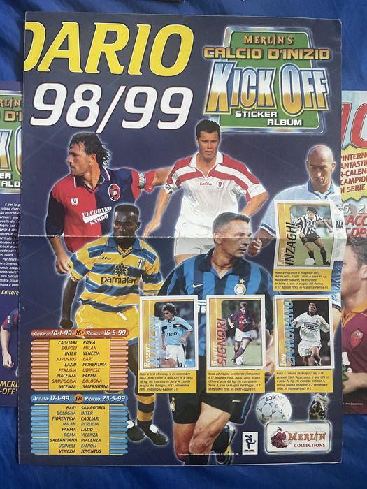 Albume Merlin’s Calcio 1998 si 1999