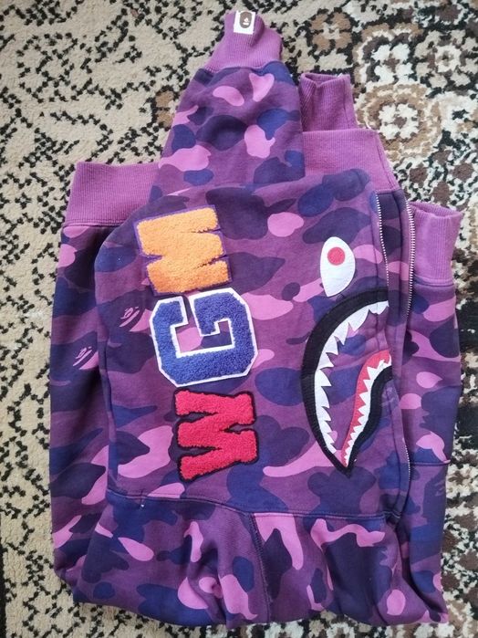 Bape purple hoodie