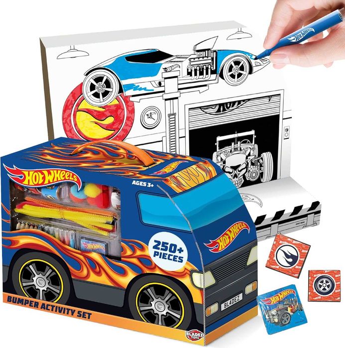 Детски творчески комплект Bladez Hot Wheels Mega Bus 250 части