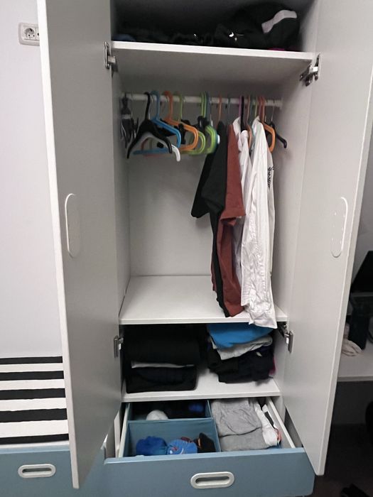 Vand set mobilier dulap+ lada depozitare pentru camera copii, Ikea