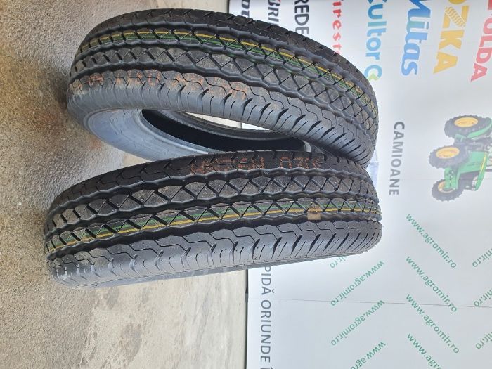 Cauciucuri noi 145R12C echivalent cu 5.00-12 pentru remorci mici WYZD