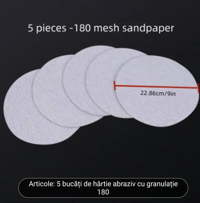 Hârtie abrazivă cu granulație 180