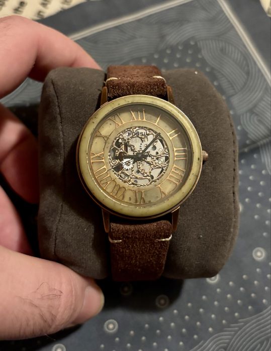 Vand Ceas Fosill Stone Skeleton vintage din 1995