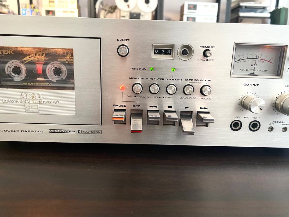 Vintage Топ триглав дек Akai