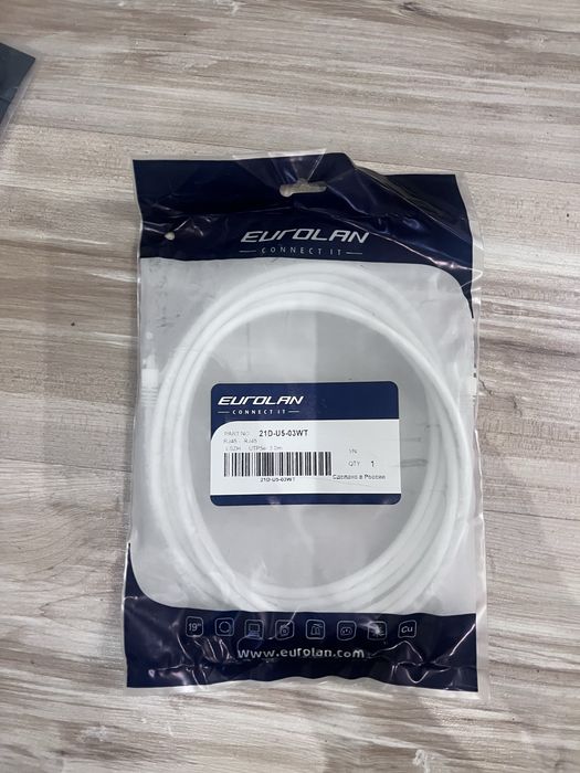 сетевой кабель (патч-корд) RJ45-RJ45, 3 мз