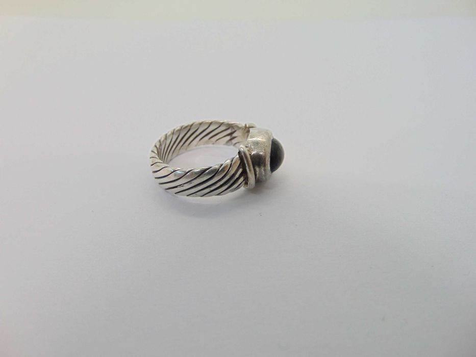 Inel din argint cu onix