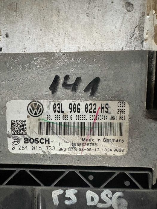 Компютър моторен еку ecu електронен блок двигател  голф 5 комонреил