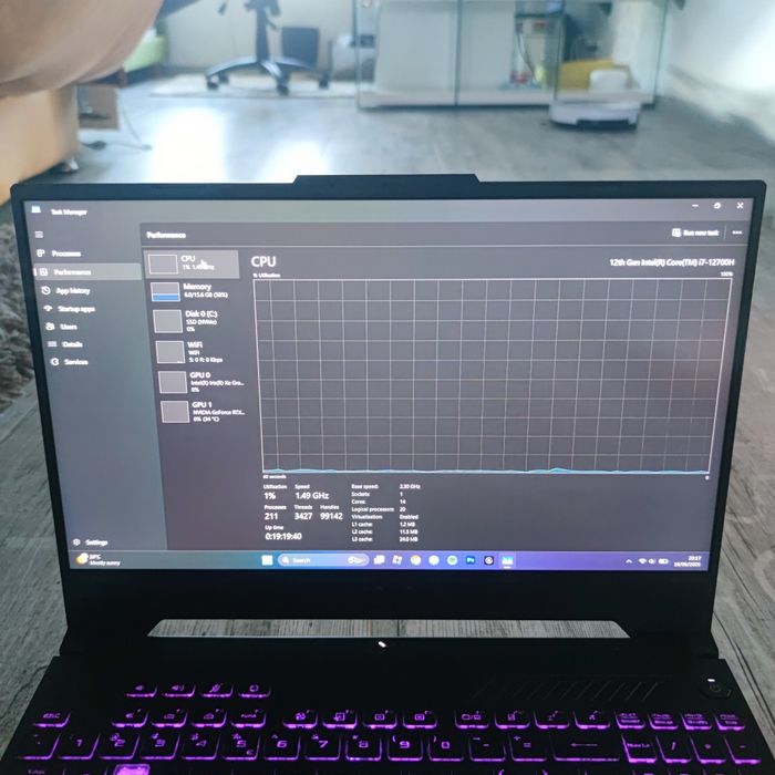 Laptop Gaming ASUS TUF F15 FX507ZC4 impecabil