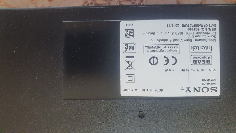 SONY  KD-49XG9005 за части