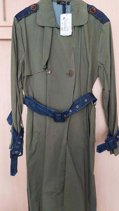 Дамско дънково манта