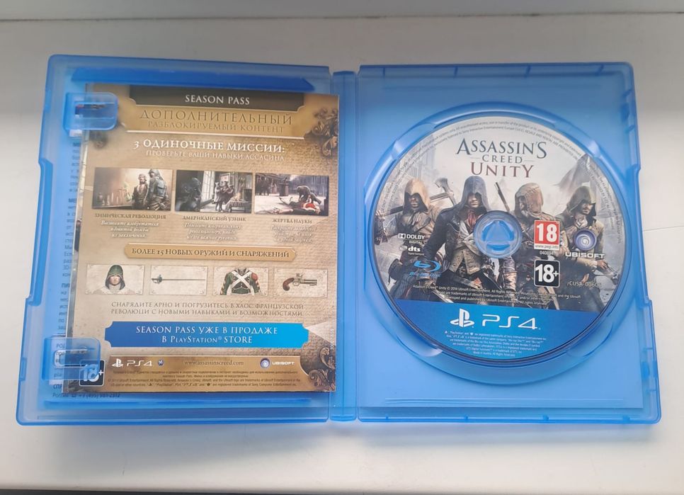 Игра для ps 4/5 Ассасины Единство