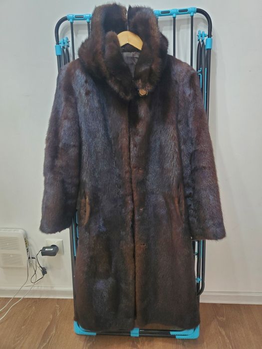 Шуба норкавая с шапкой