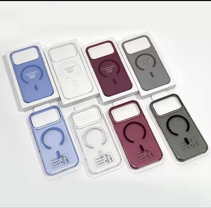 Iphone 17 PRO 17 PRO MAX 18 PRO 18 PRO MAX - Husa Magsafe Translucent Plastic Slim