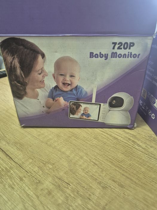 Бебефон с голям/5инчаHD Дисплей и въртяща се  камера