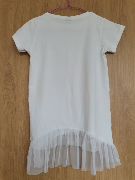 Tricou fete 152 cm Nucleo Campagnolo, alb