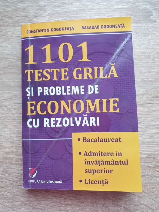 5 Culegeri Economie, Bacalaureat și Admitere Drept - toate doar 40lei
