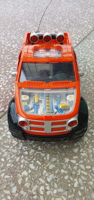 Masina Pick-Up Rosu sau Portocaliu pentru copii cu telecomanda
