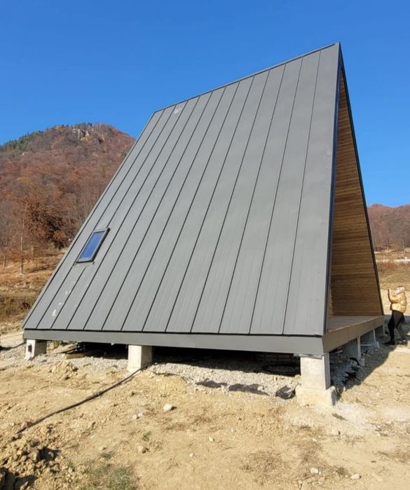 Vând cabane tip A frame