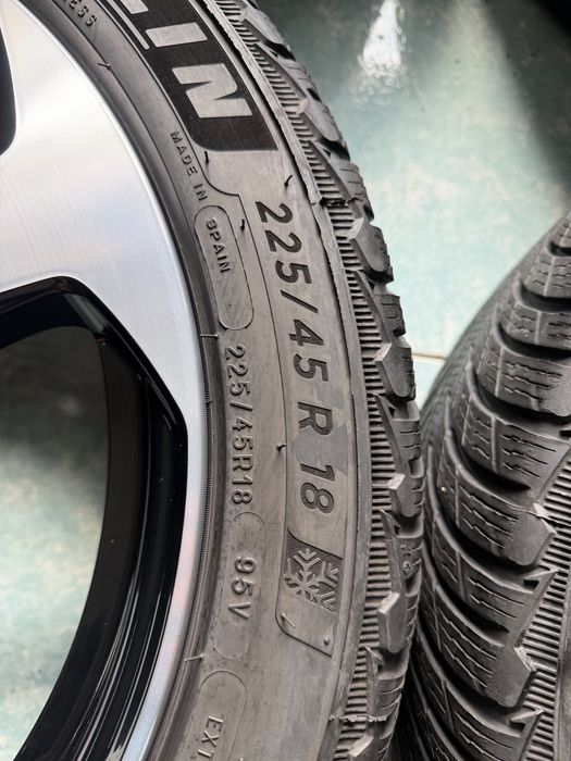 Jante aliaj R18 OEM Mercedes C-Classe W205 T205 C205 A205  doua latimi