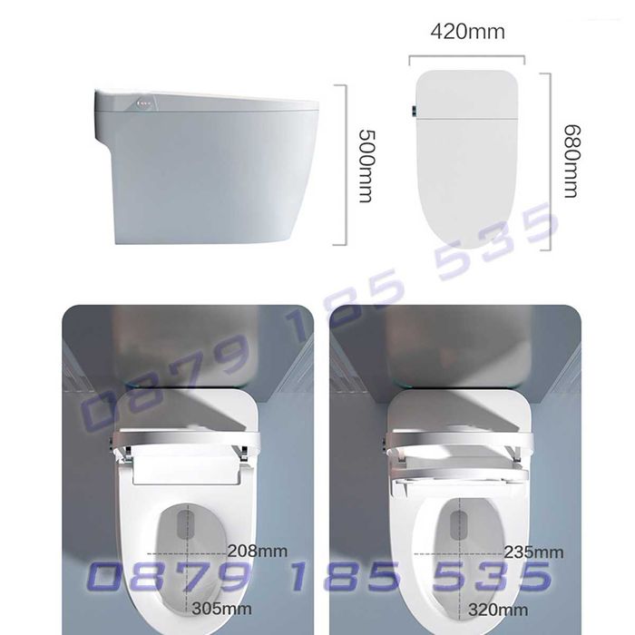 тоалетна бяла керамична интелигентни функции SMART Умна бяна моноблок