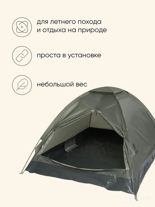 Палатка туристическая 2 местная походная