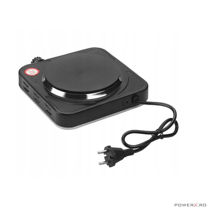 Aragaz electric pentru prepararea alimentelor, 1500 W, negru, Kraft