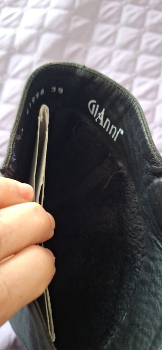 Ботуши GiAnni, нови, обувани веднъж.