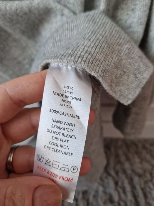 pulover Editor's cut, 100% casmir, mar S