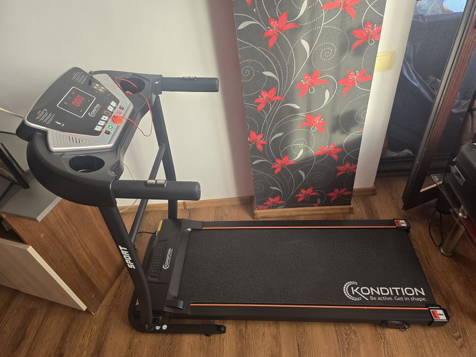 Banda alergare Kondition X8000, motor 1.5CP, viteza 1-10km/h, inclinar