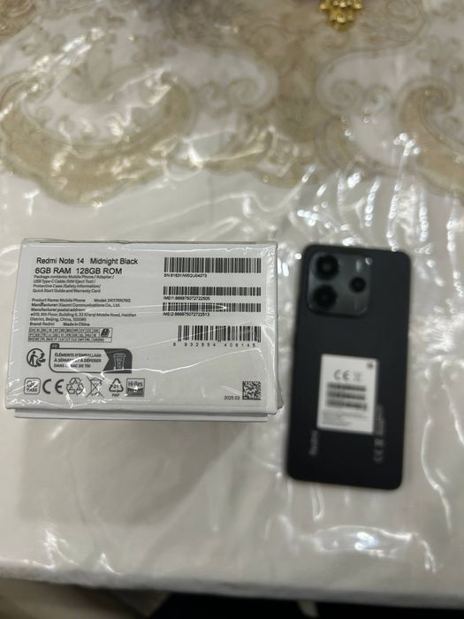 Redmi note 14 6/128 xolati ideal