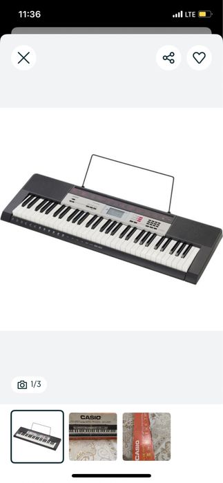 Синтезатор срочно Casio ctk 1500