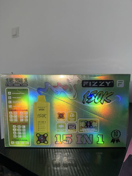 Vape 150,000 reincarcabil 16 in 1 (Fizzy)