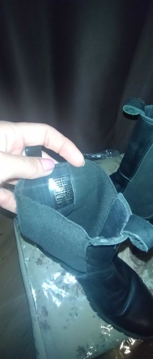 Зимни боти от естествена кожа