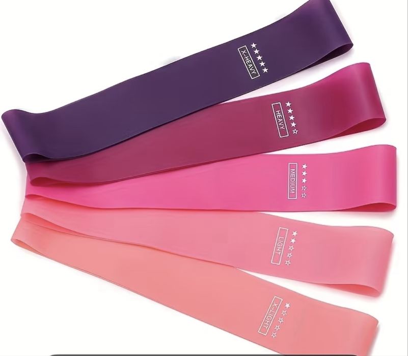 Нови фитнес ластици и елестична лента с дръжки