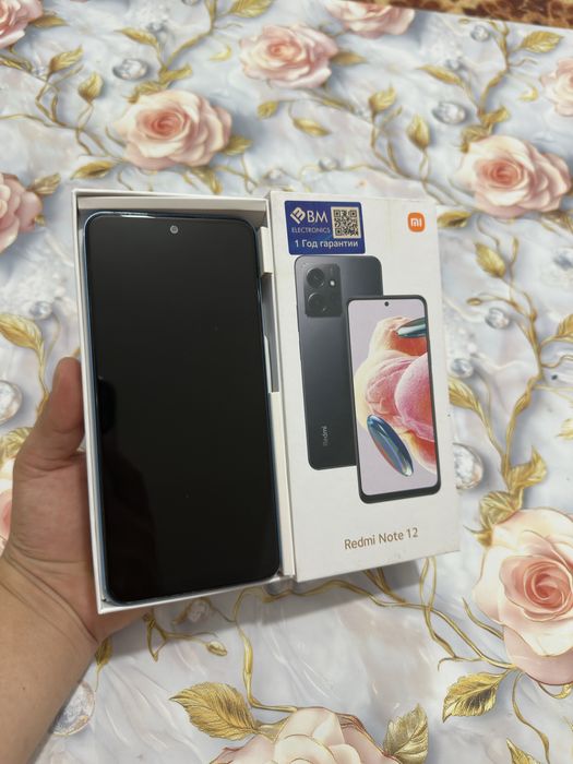 Redmi note 12 , 8/128 Gb , Karopka dakument ideal xolatda
